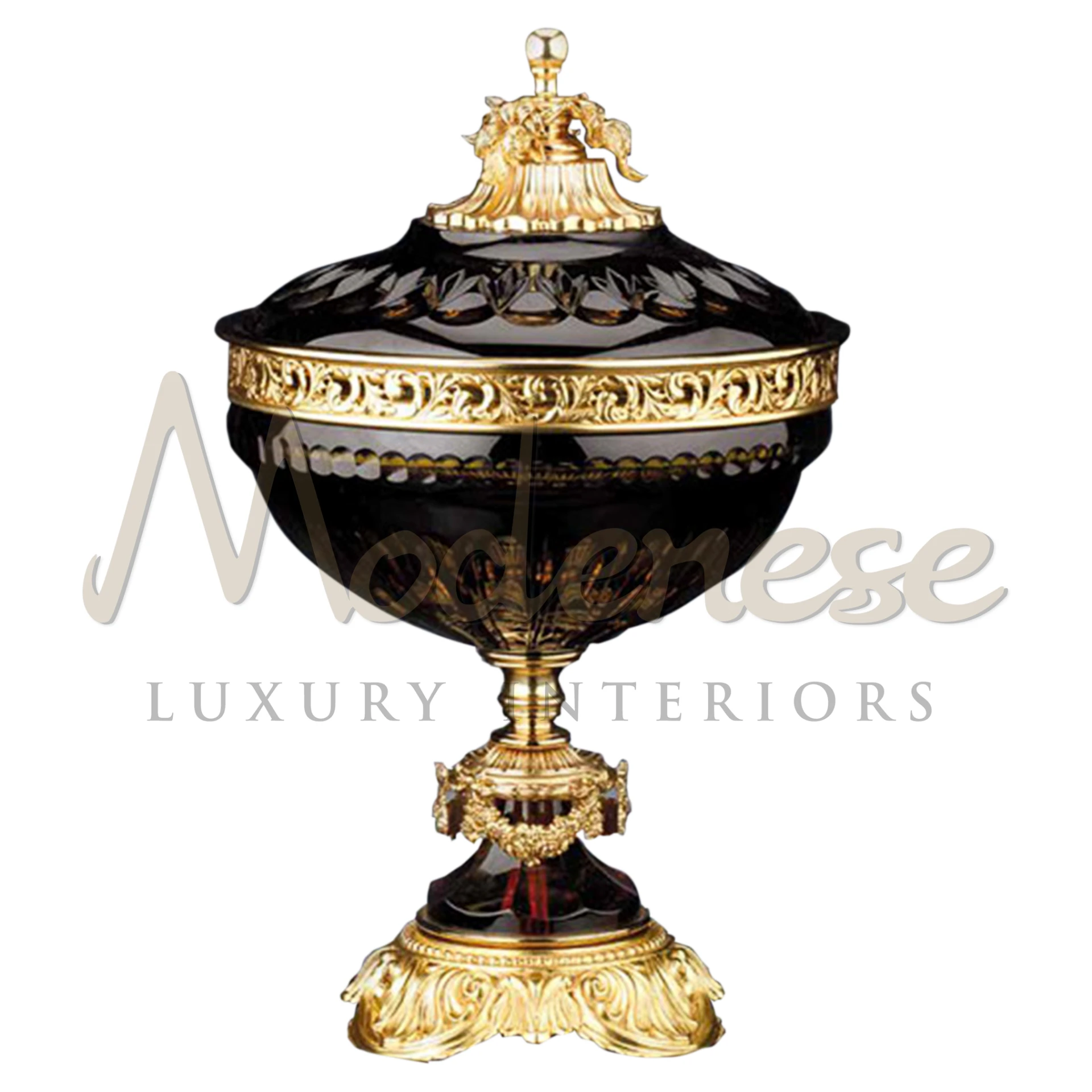 Victorian Dark Glass Vase by Modenese, capturing the sophistication and elegance of the Victorian era.
