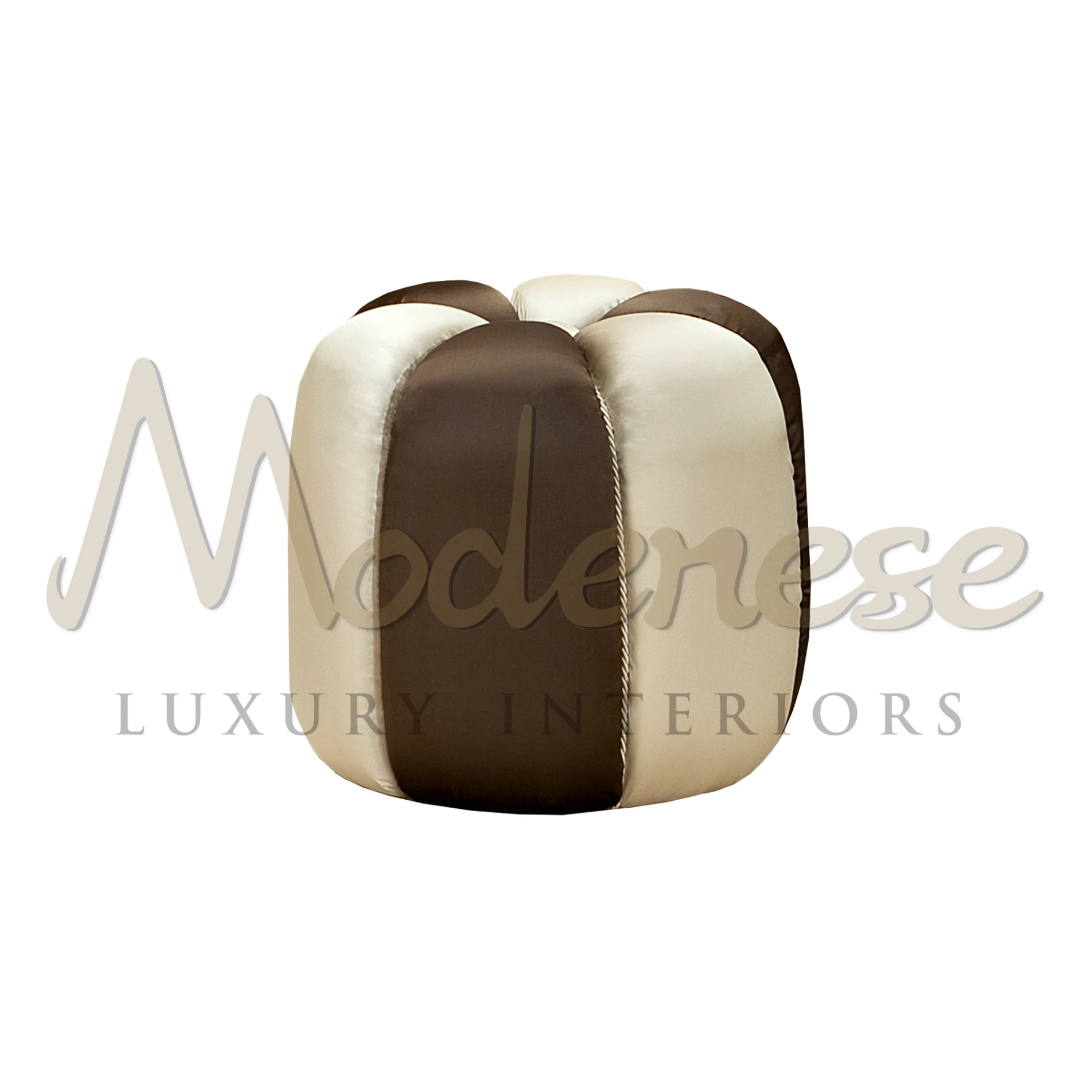 Experience Luxury: Contemporary Silk Pouf by Modenese
