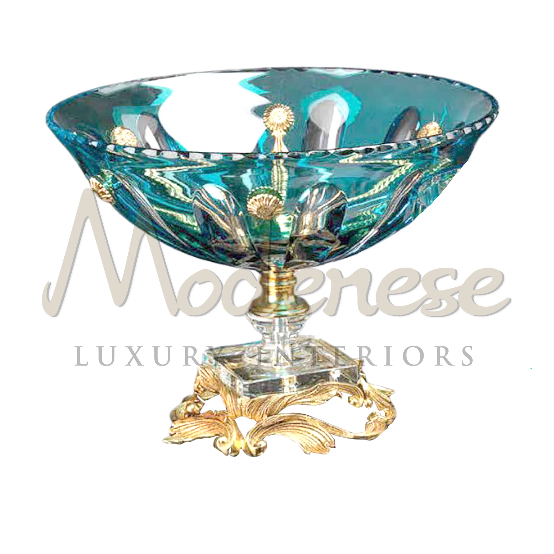 Turquoise Exquisite Bowl, crafted from luxurious materials with intricate designs, embodies skilled craftsmanship and rare beauty for elegant interiors.






