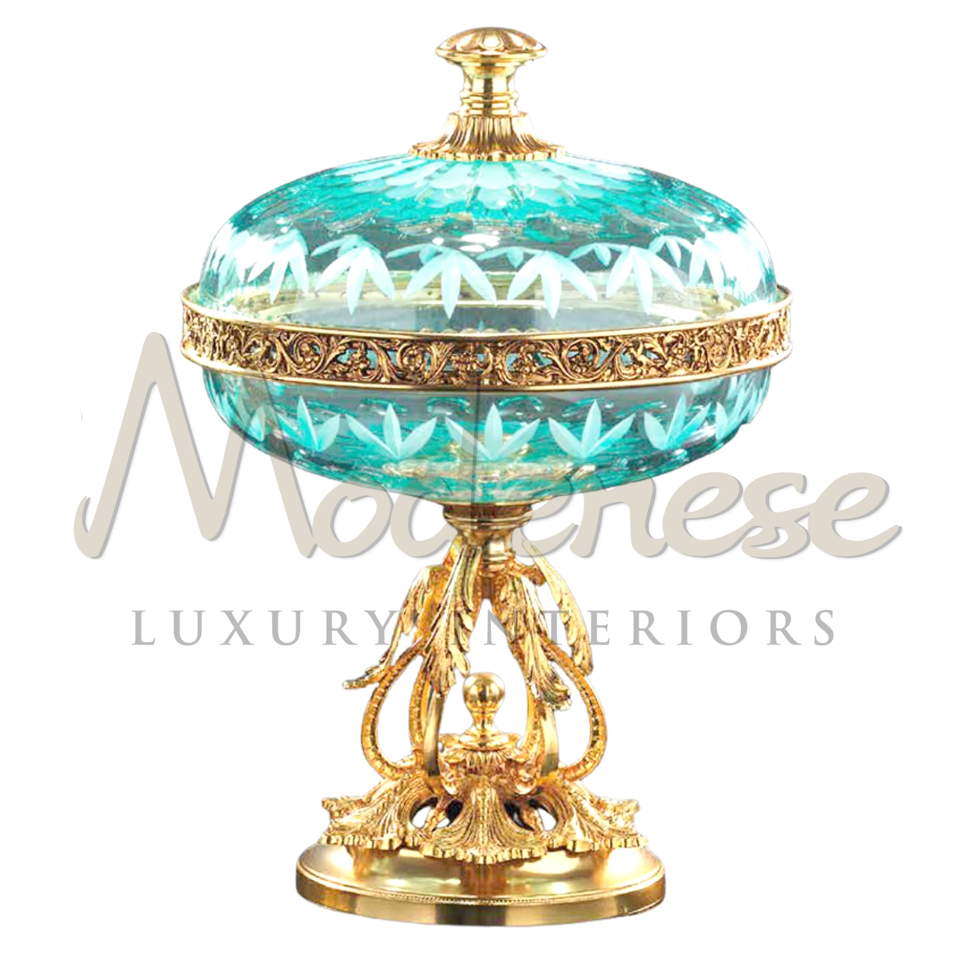 Classical Turquoise Box, perfect for luxury interior enthusiasts, offering a blend of classic and baroque elegance for storing treasures.





