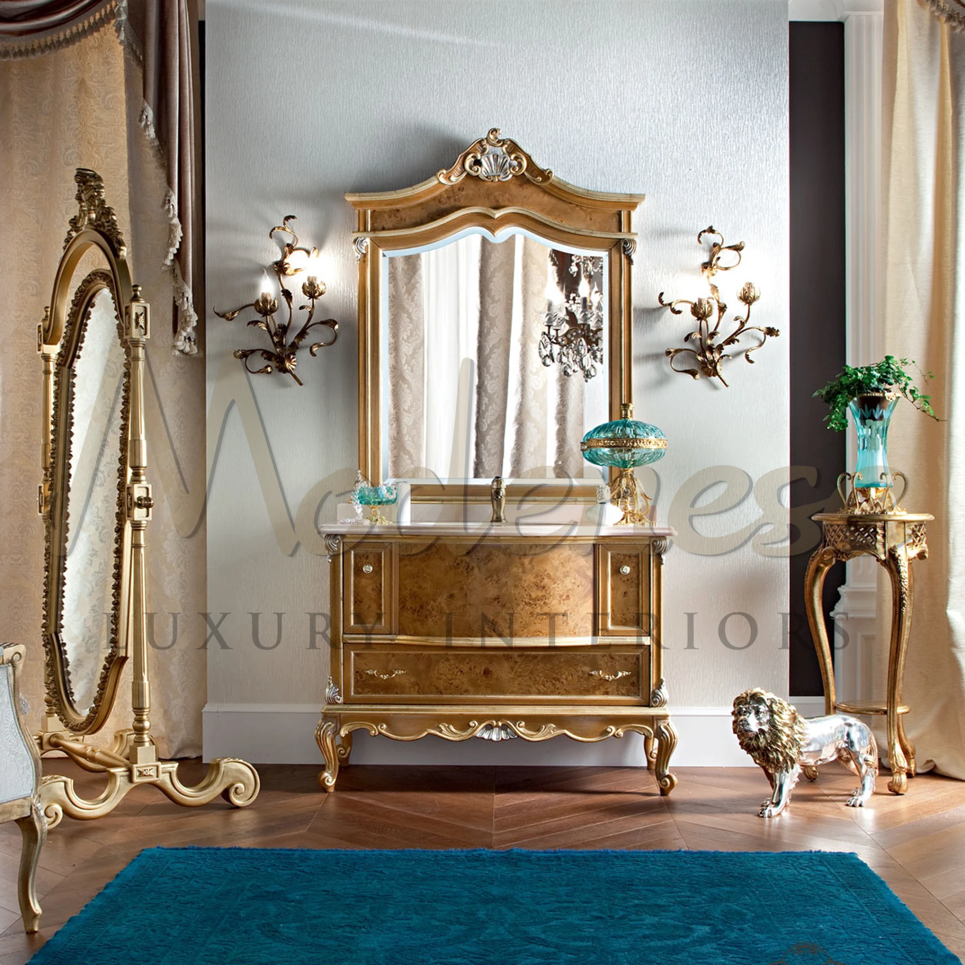 Exquisite Classical Turquoise Box, a masterpiece in porcelain or glass, ideal for adding a touch of timeless elegance to any luxury interior design setting.