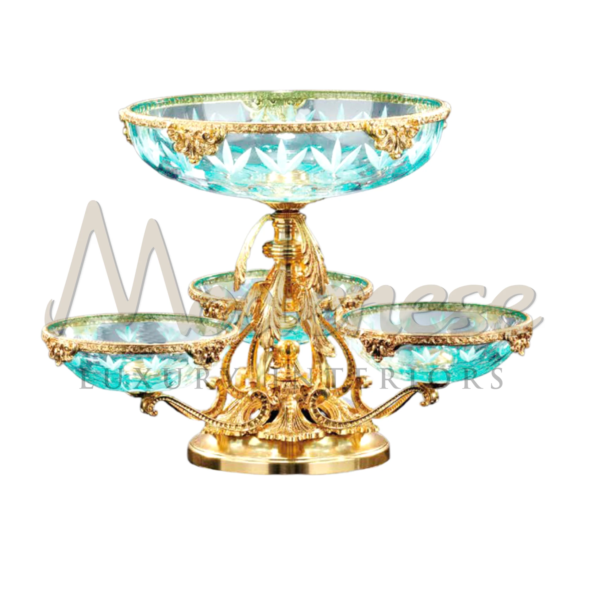Classical Pedestal Bowl, an elegant and sophisticated piece for luxury interiors, suitable for displaying fruit, flowers, or ornaments in classic or baroque style settings.