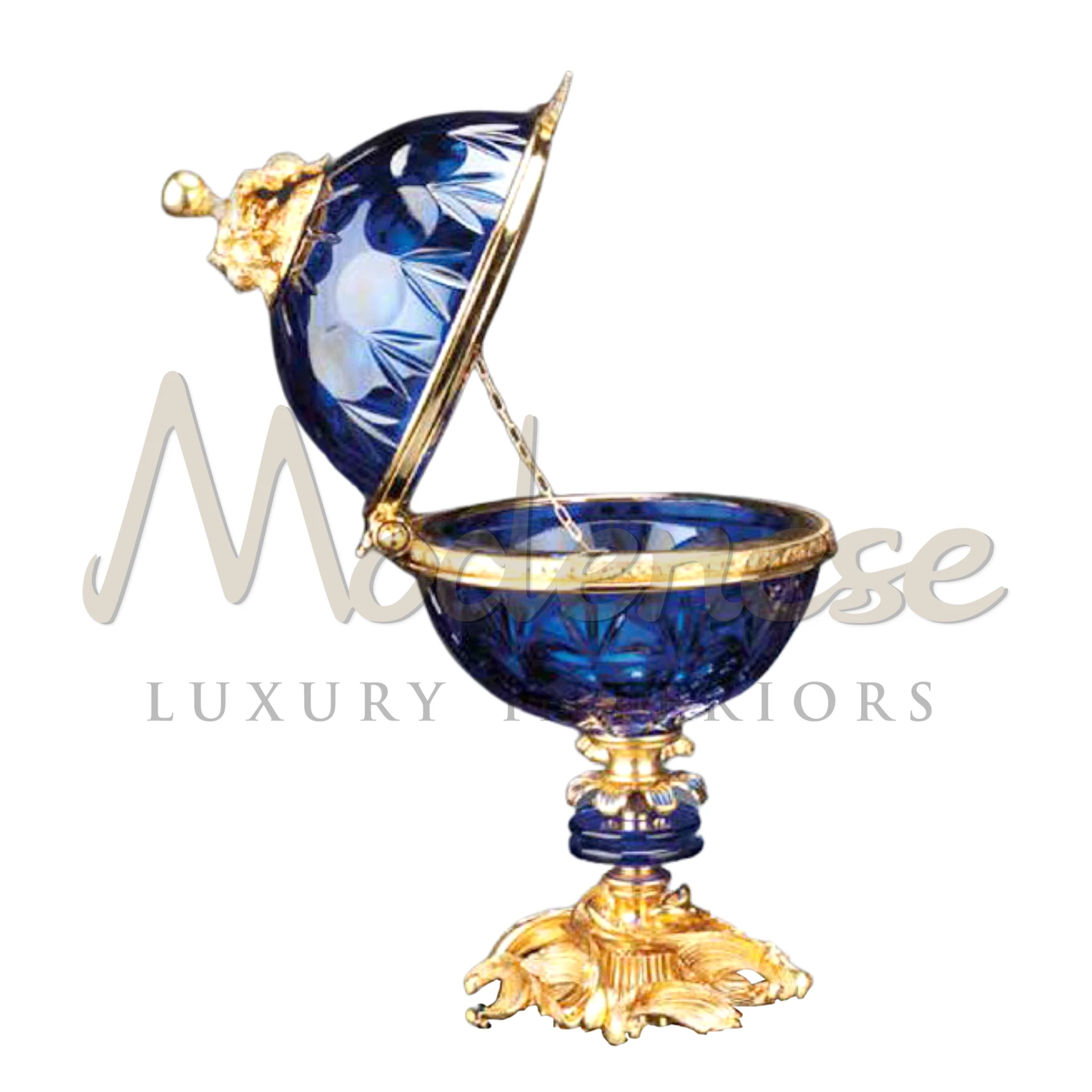 Traditional Royal Blue Box, crafted with elegance and traditional charm in wood, metal, or glass, featuring intricate designs, ideal for luxurious and classic interiors.







