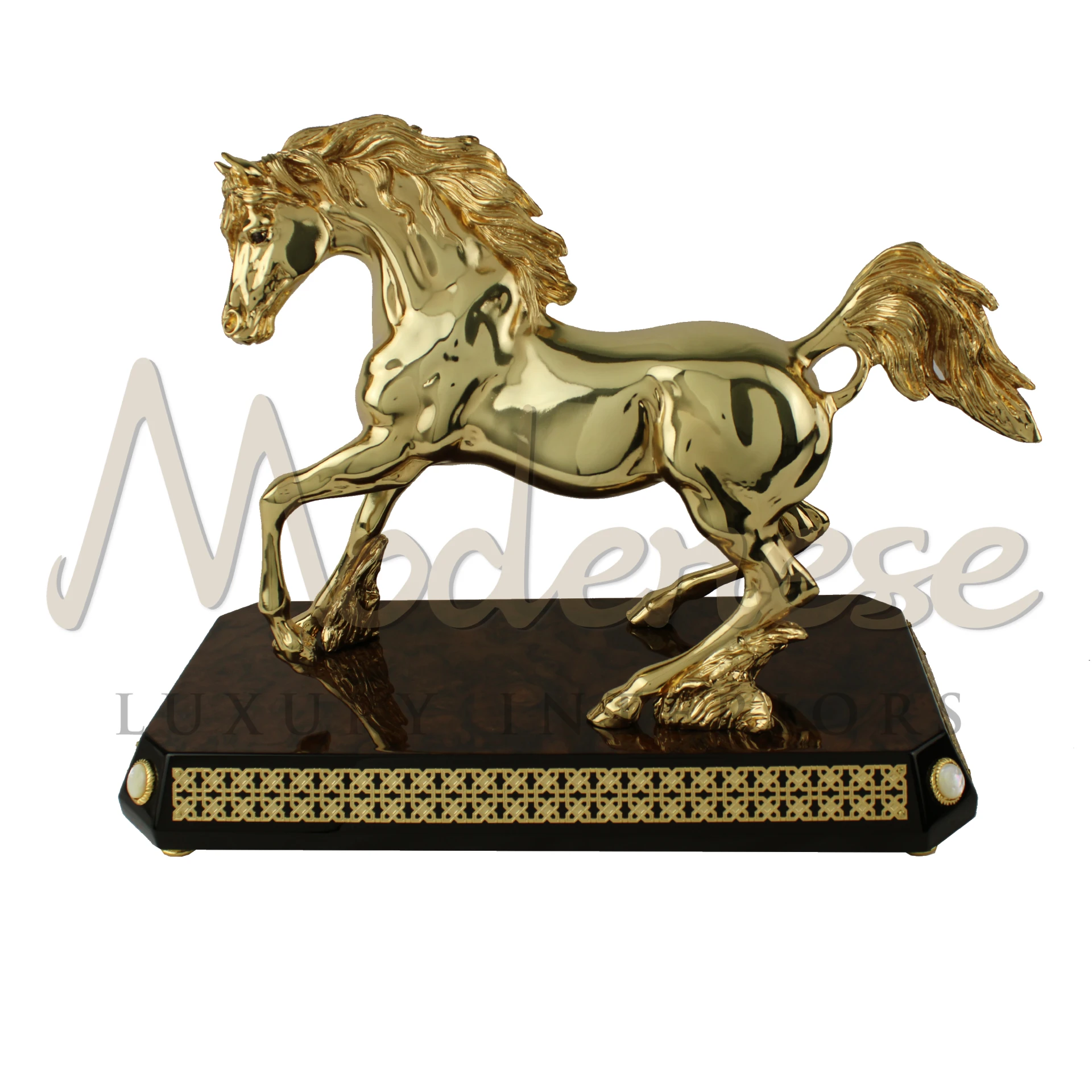 Luxury Italian Design Horse, a symbol of sophistication and elegance, meticulously crafted in high-quality materials.