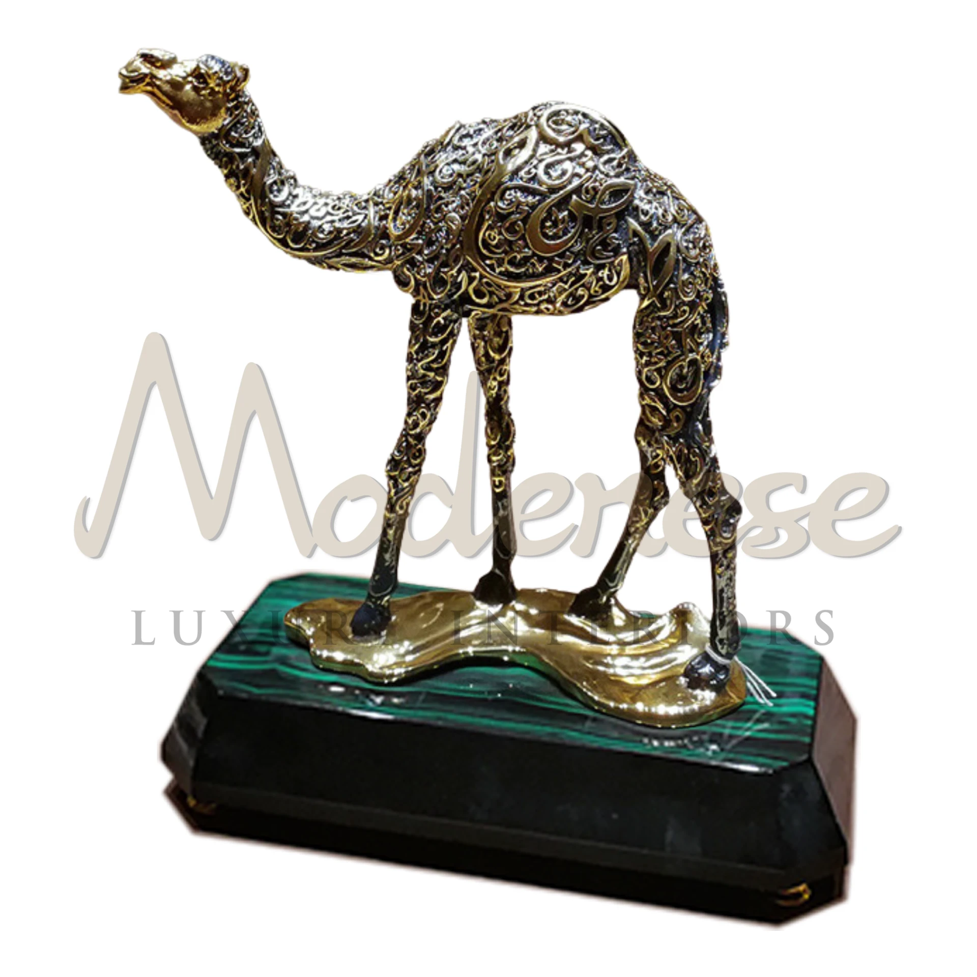 Gorgeous Camel ornament, crafted with intricate details and luxurious embellishments, ideal for enhancing any home decor with a touch of classic elegance.






