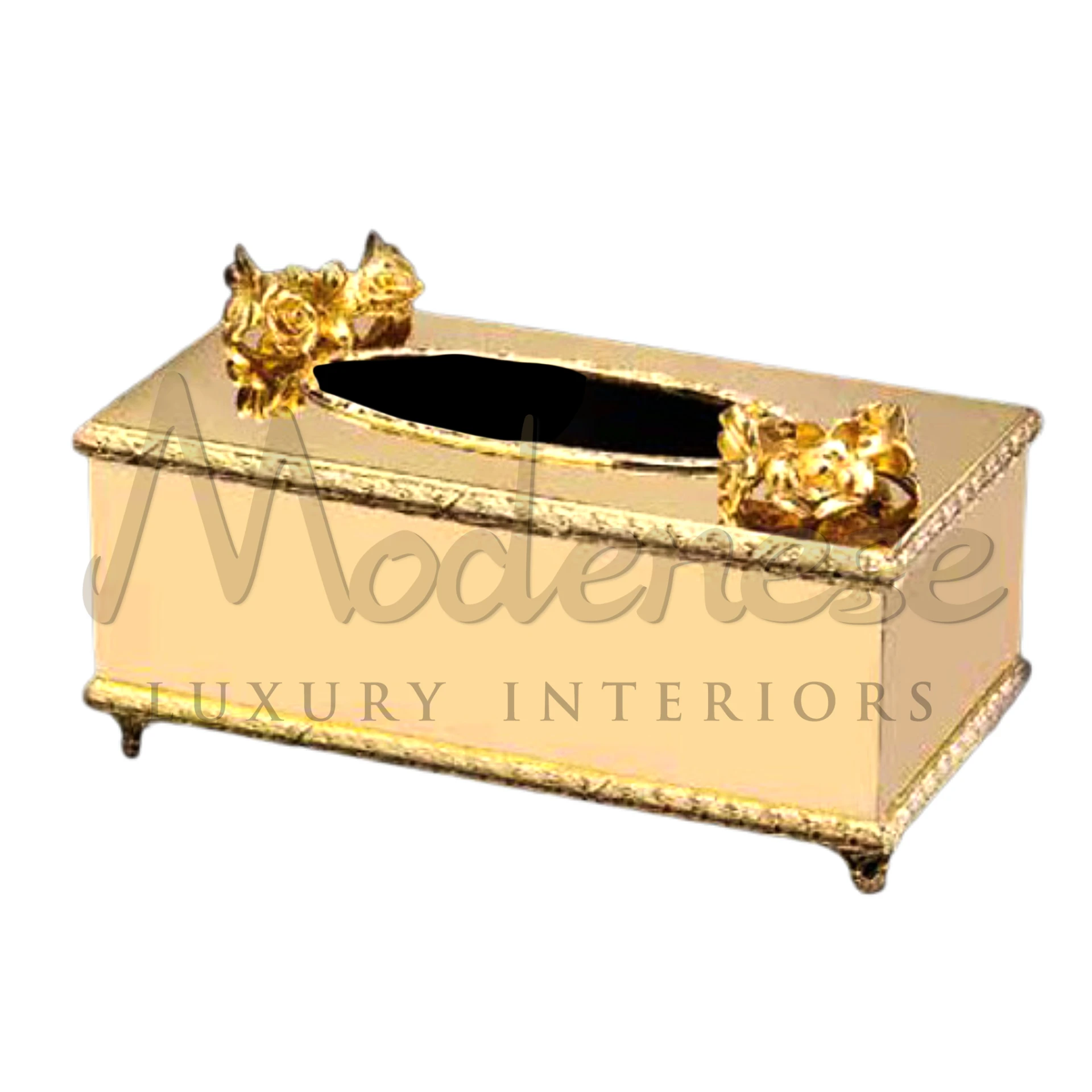 Elegant Classical Tissue Cover in colors like white, cream, gold, and silver, ideal for stylish decor.