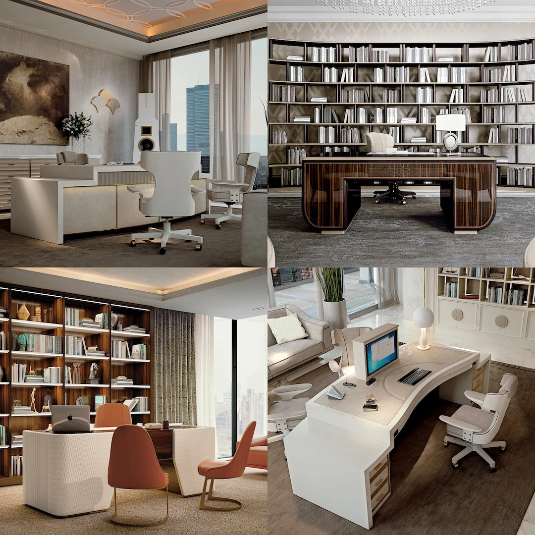 Modenese luxury furniture office for presidents embassies ang governmental offices in contemporary style