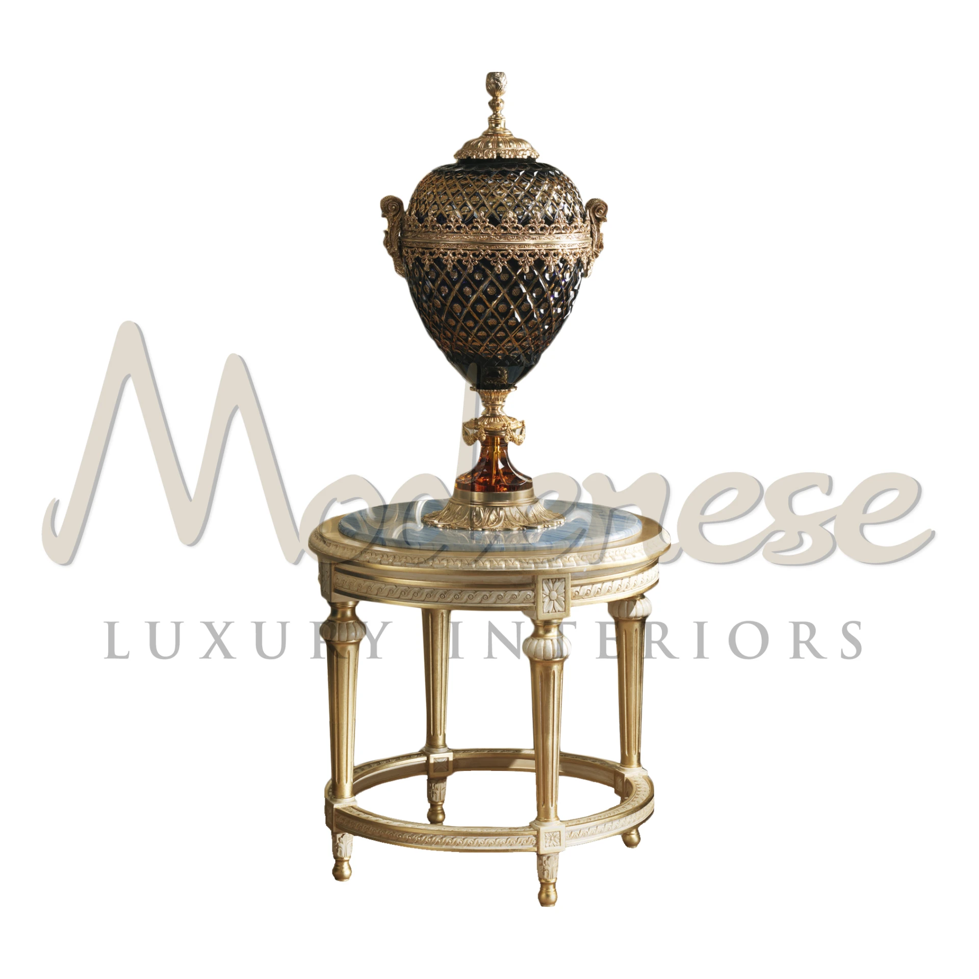Indulge in luxury with our Marble Azul Round Side Table, crafted to perfection with premium marble azul. This exquisite piece adds a touch of elegance to any room, elevating your living space with its timeless allure.