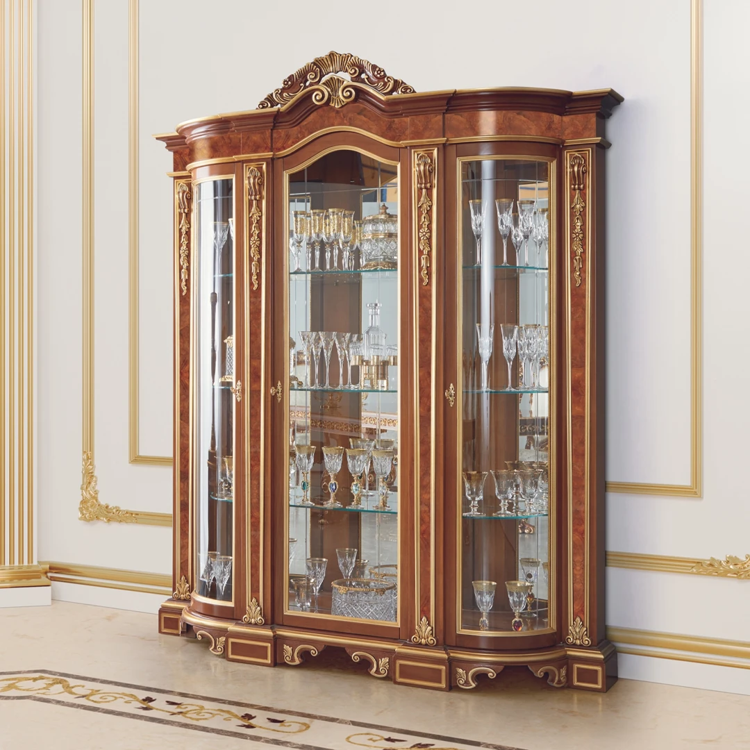 Our collection of classic handcrafted furniture highlights the best of made in Italy interiors. Feel and enjoy, in the proper sense, the warm atmosphere and the benefits of royal luxury living into your home spaces. Sophisticated high-end cabinets will of