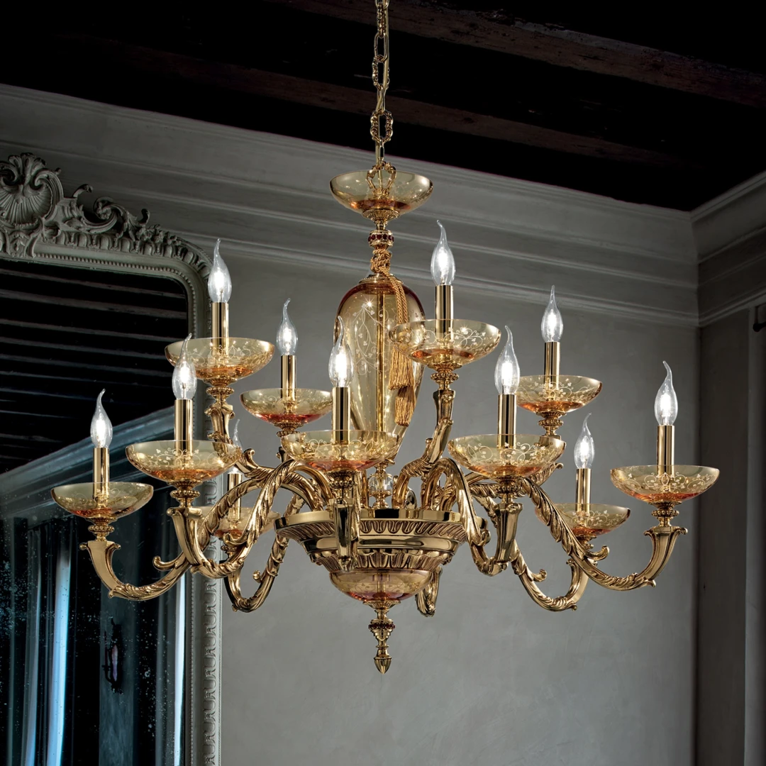 Illuminate your space with elegance using our stunning chandeliers, designed to add a touch of luxury and sophistication to any room.