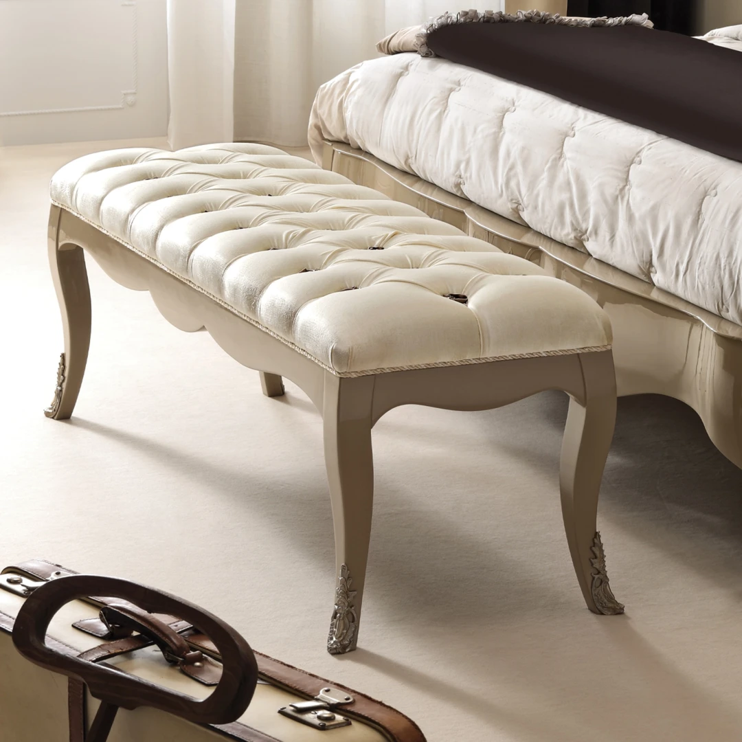 Complete your bedroom decor with our elegant benches, perfect for adding extra seating or a stylish accent to your space.