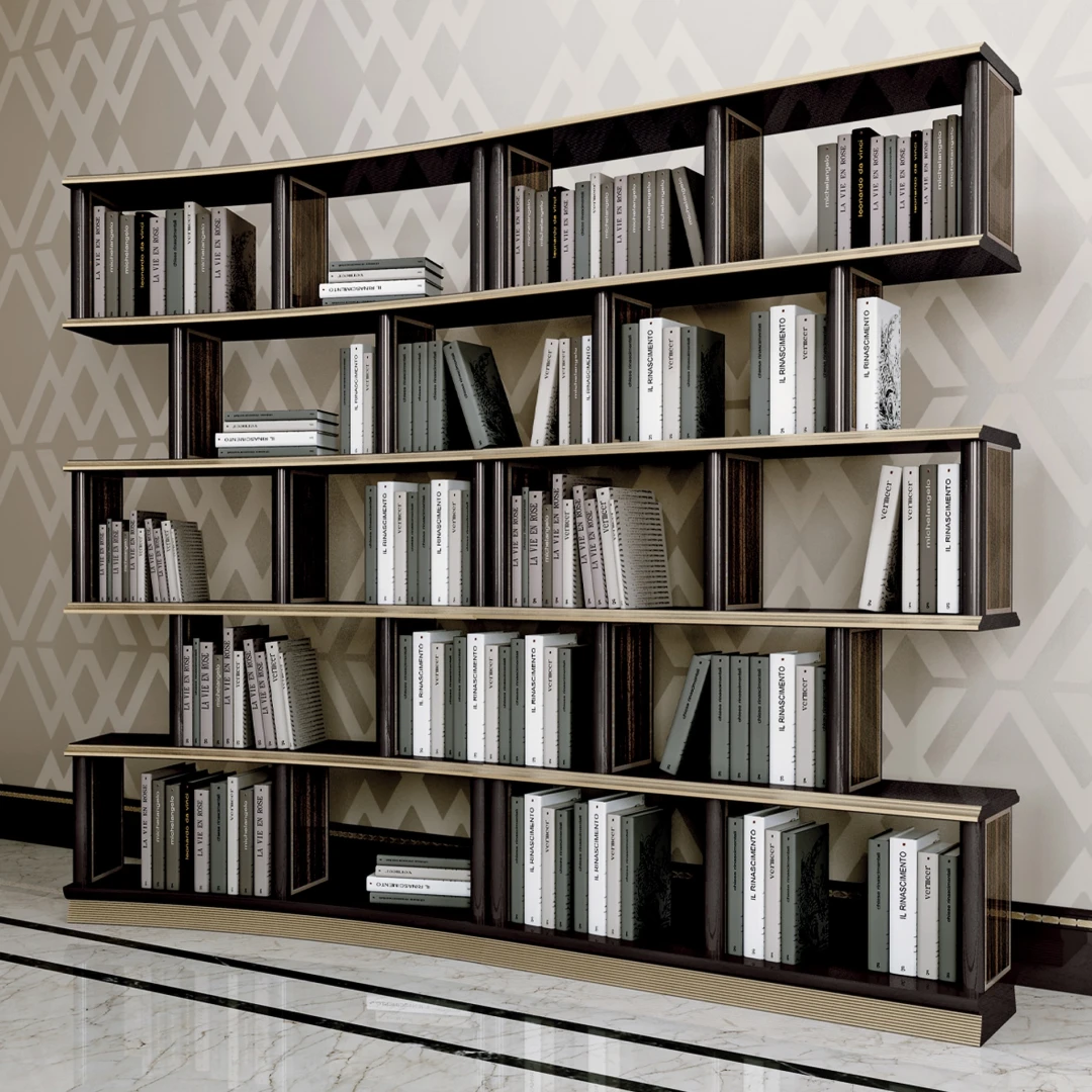Organize your office space with our elegant bookcases, perfect for storing books, files, and decorative items.