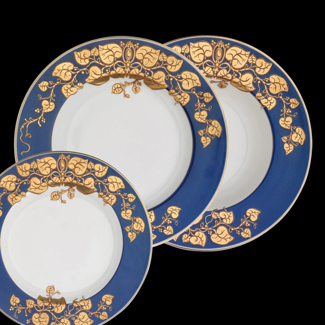 Set your table with elegance using our curated collection of plates, designed to elevate your dining experience with sophistication and charm.