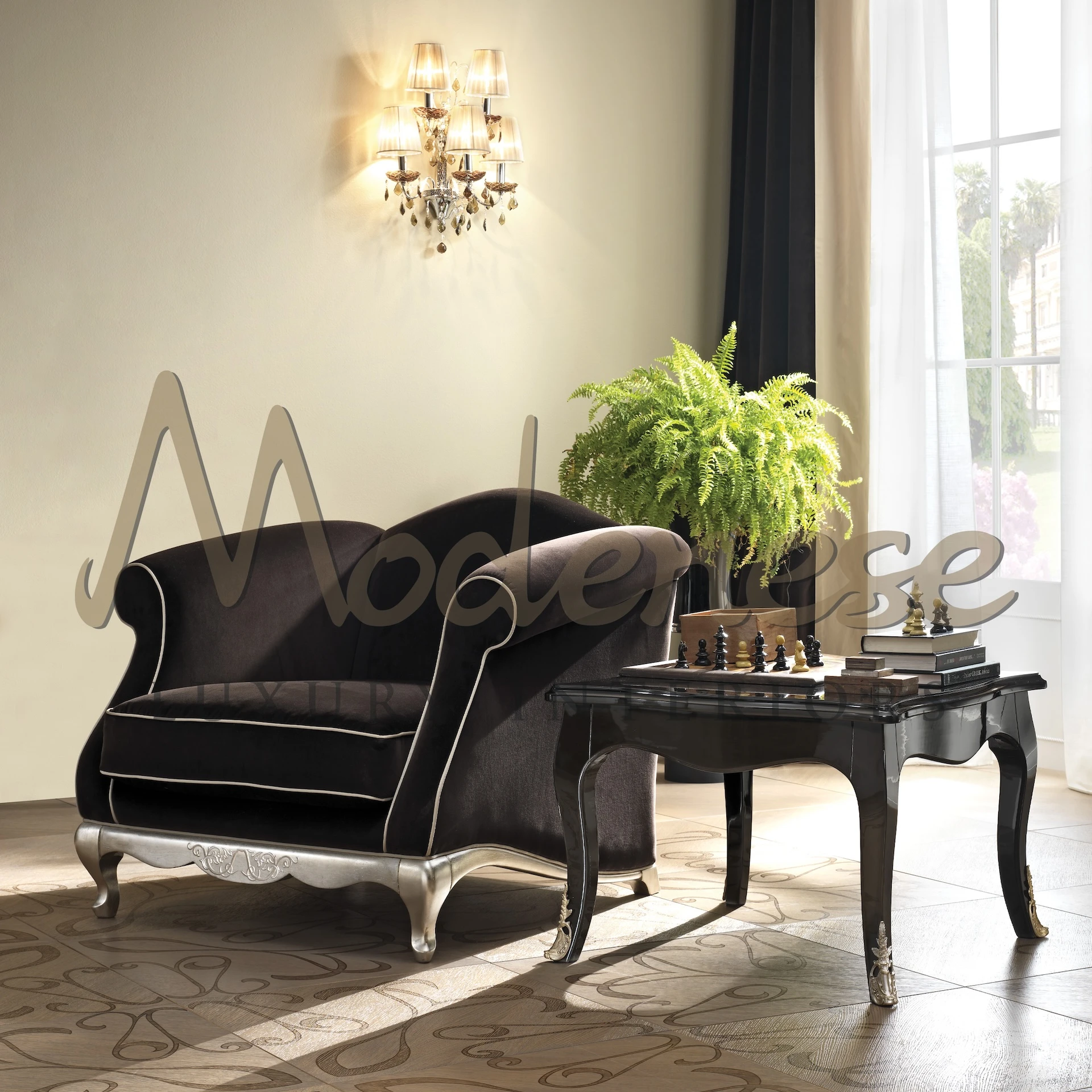 Baroque classy armchair