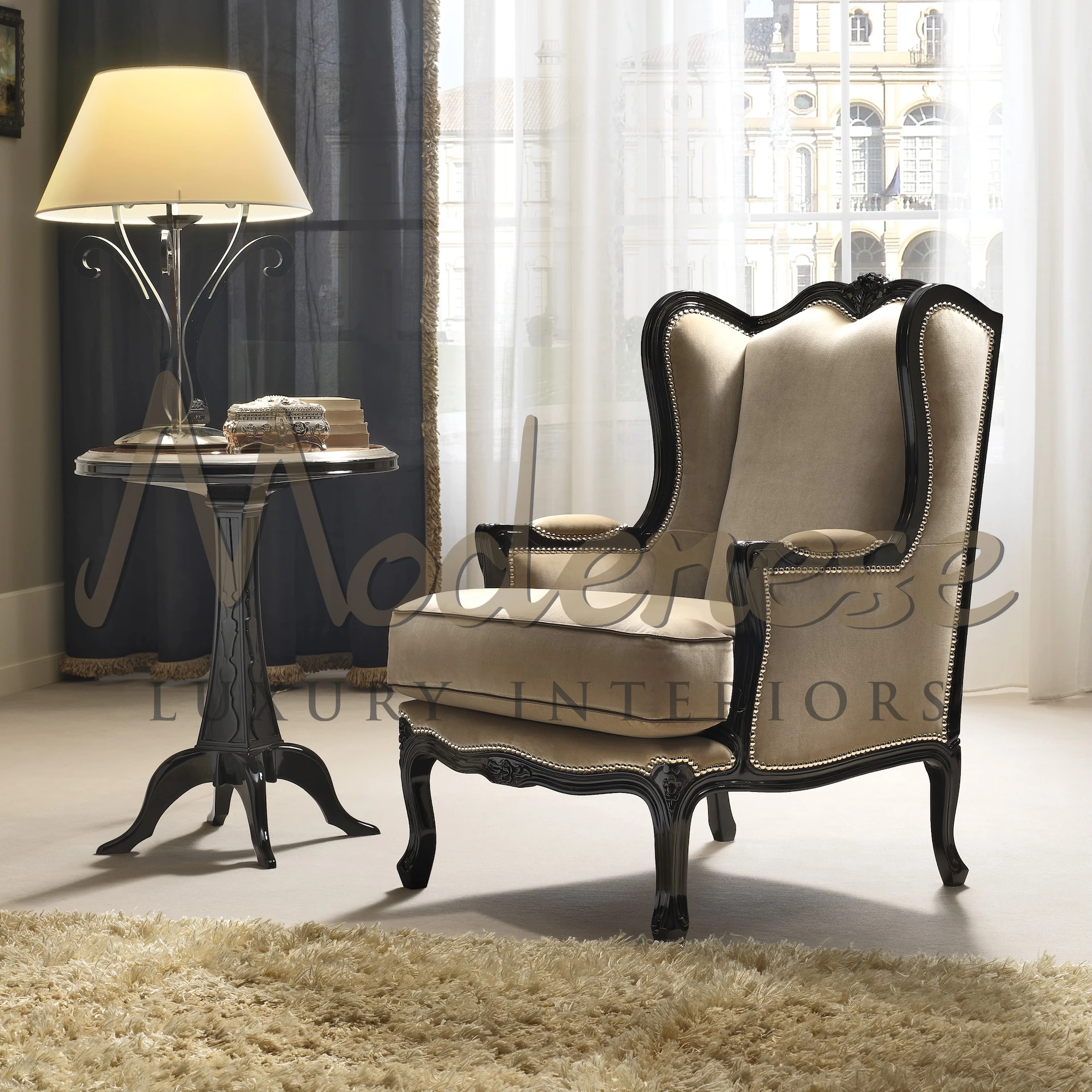 Neoclassic armchair