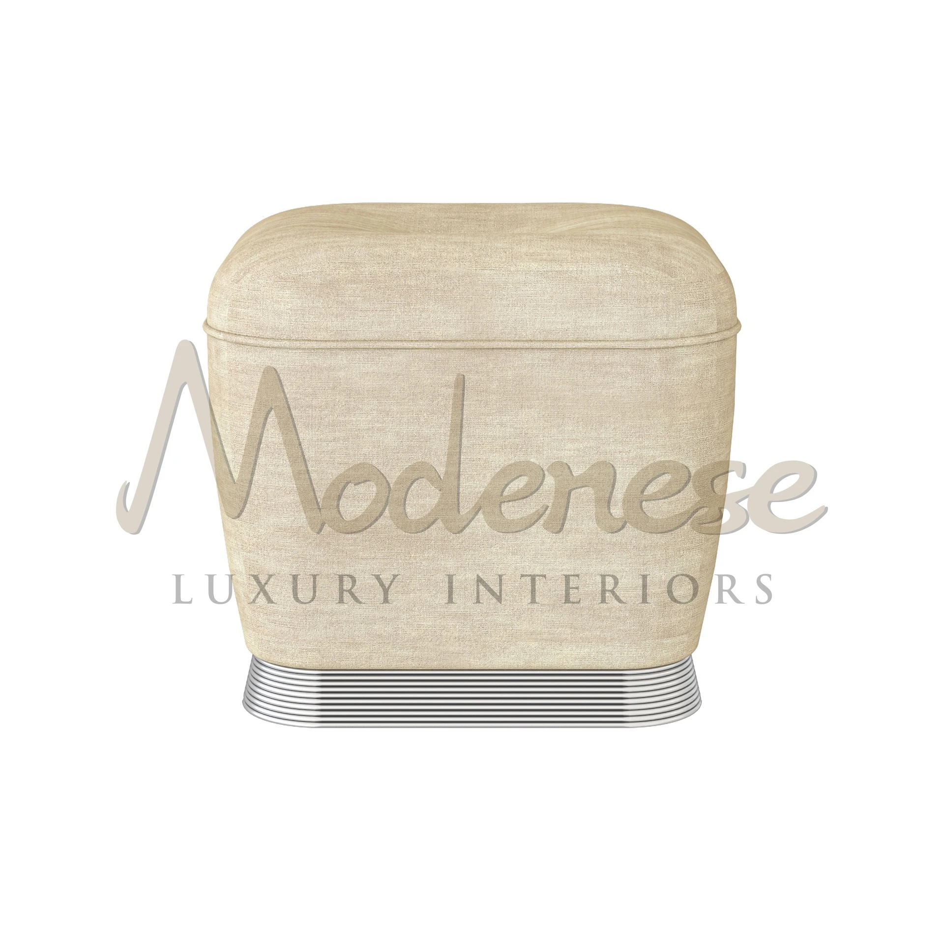 CONTEMPORARY FURNITURE Velvet Pouf