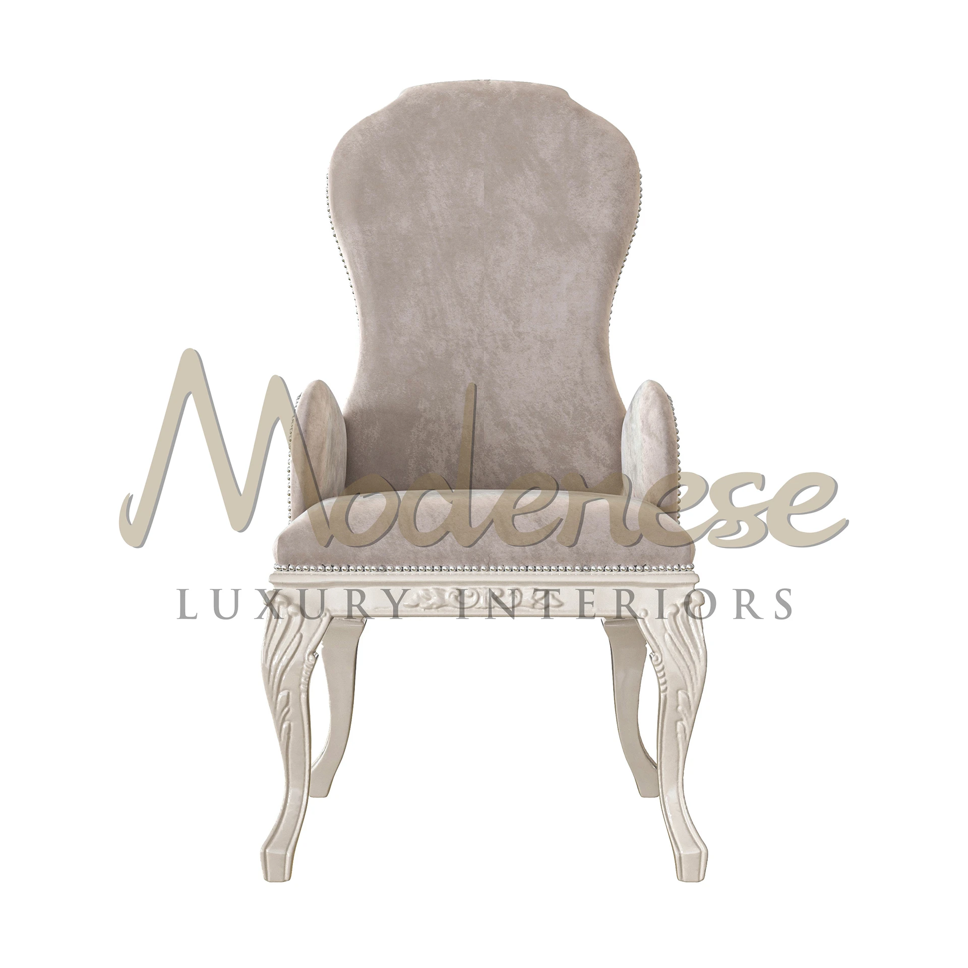 Empress armchair with ornate design and lavish cushioning