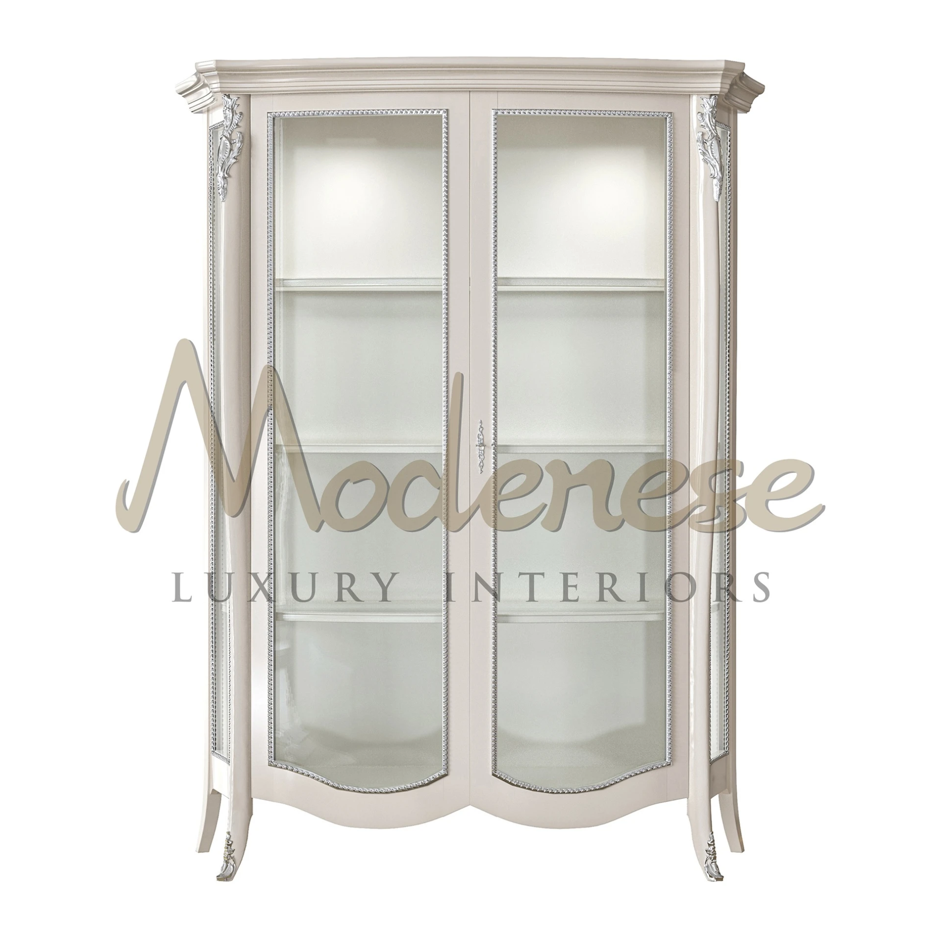 CONTEMPORARY FURNITURE White laquered cabinet