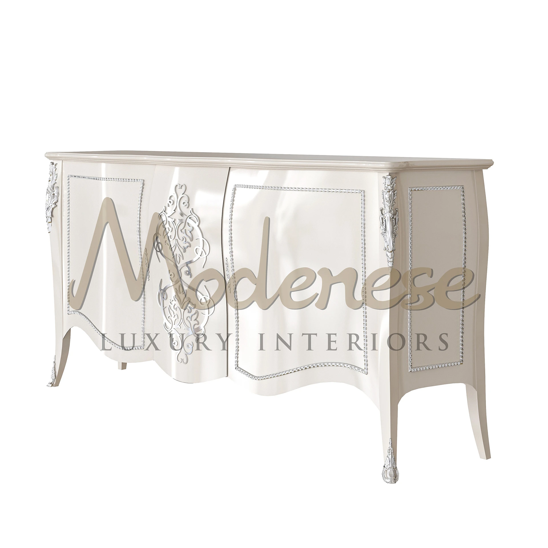 White laquered sideboard