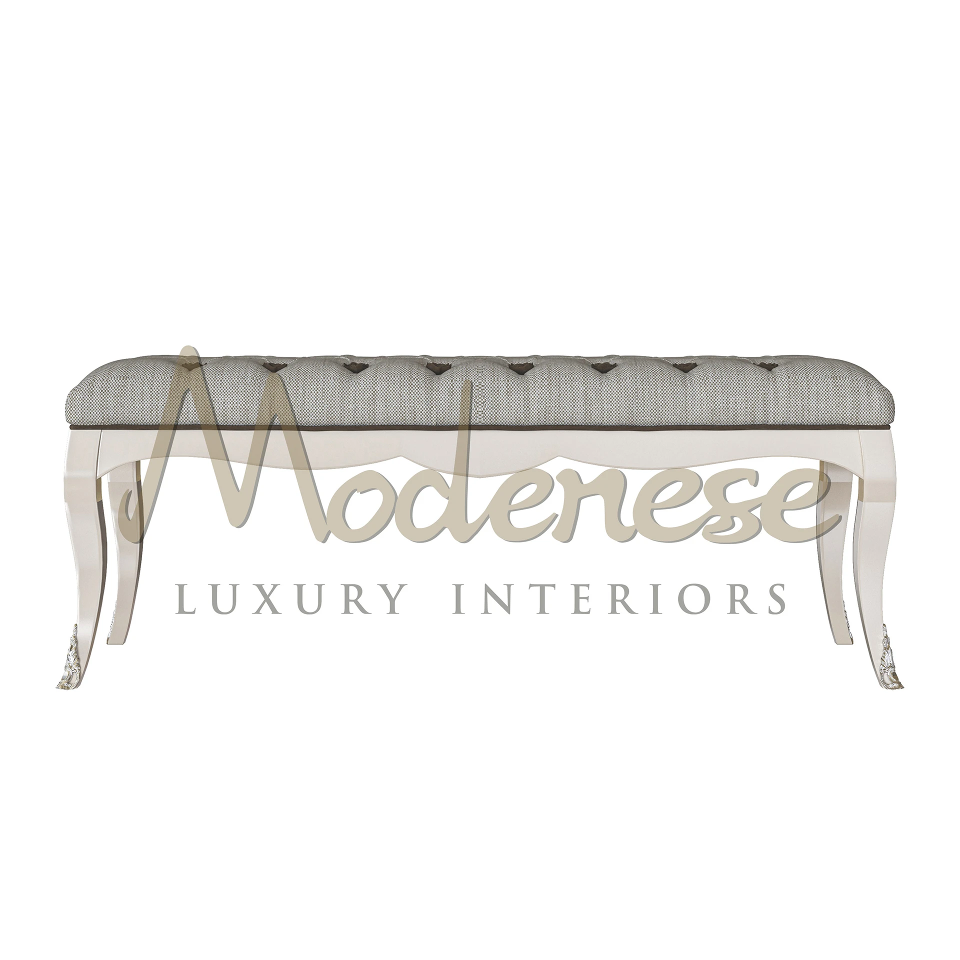 当代家具 Rococo inspired contemporay bench