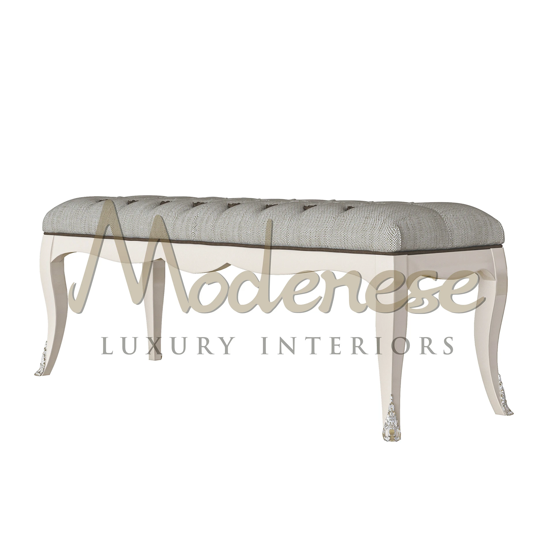 Rococo inspired contemporay bench