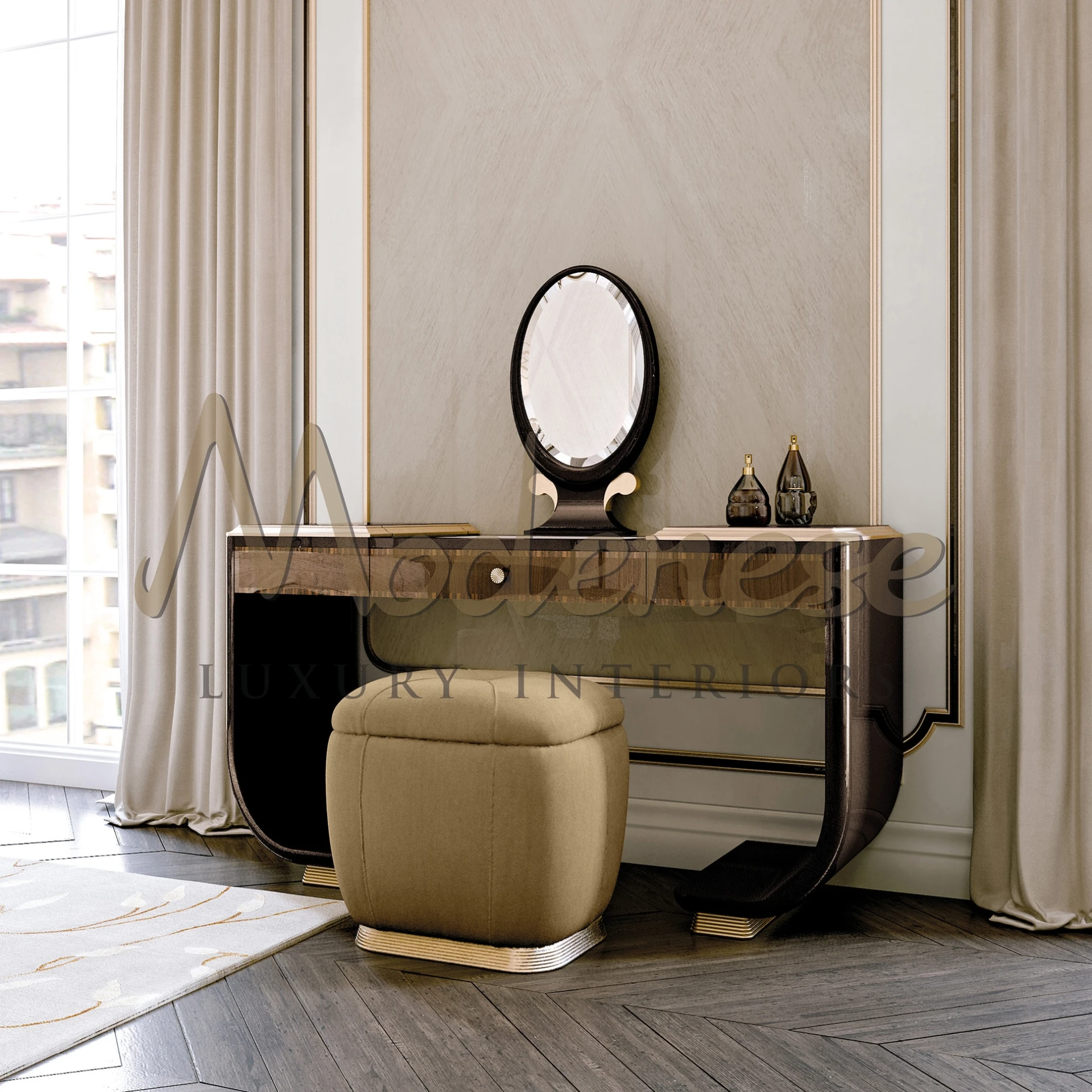 Elegant Art Deco Vanity