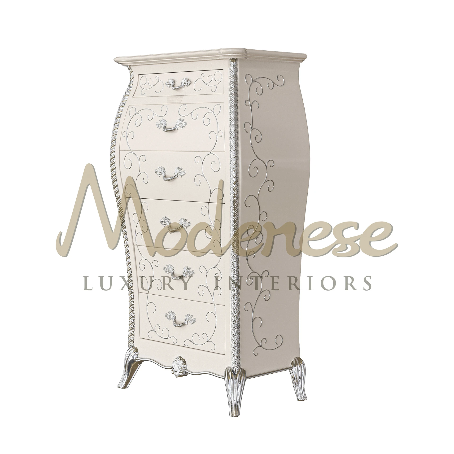 Baroque inspired chest of drawers