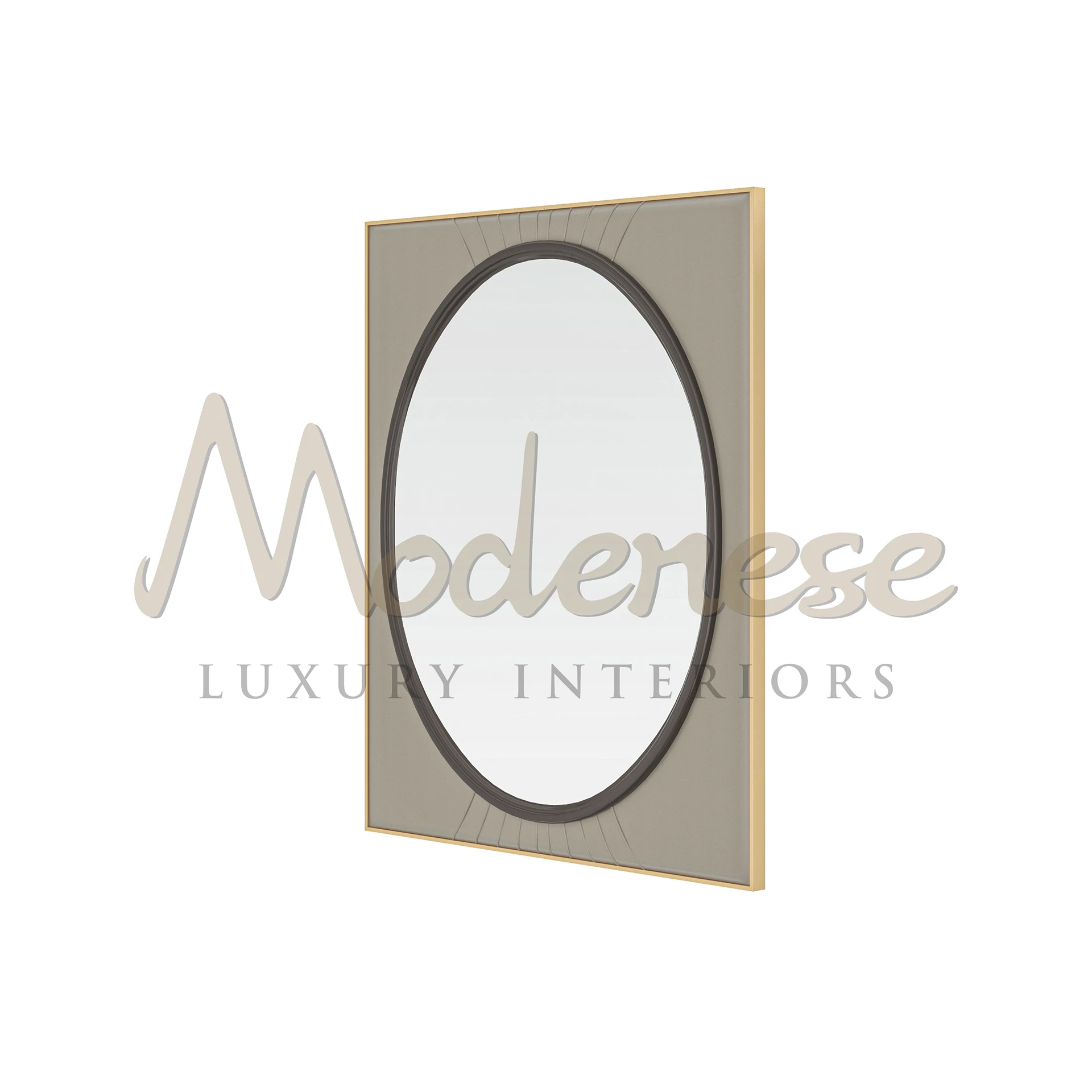 CONTEMPORARY DÈCOR ACCESSORIES Zenith Oval Mirror