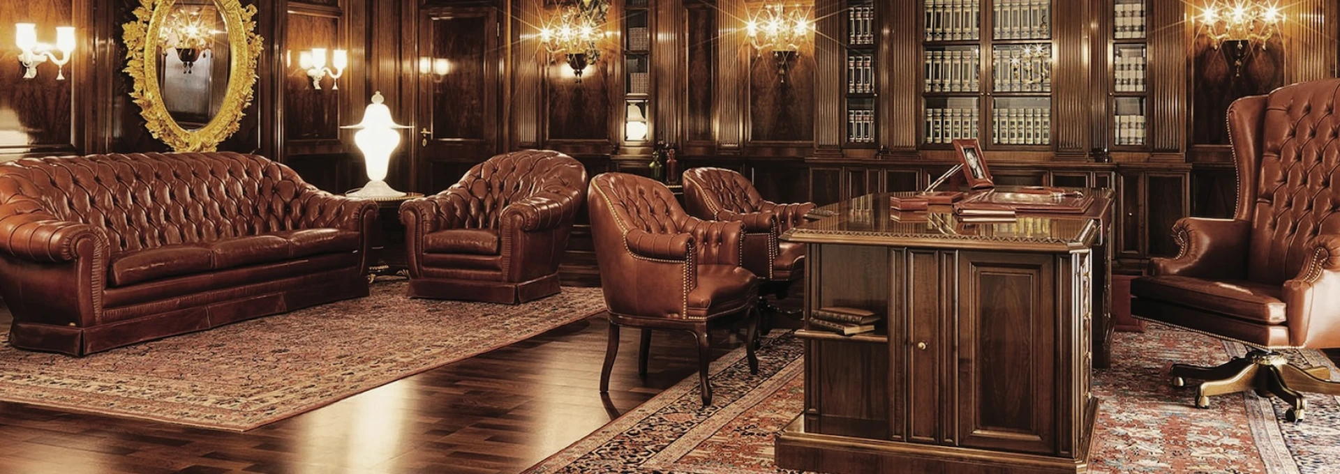 The Richness of Leather Furniture in Classic Interiors