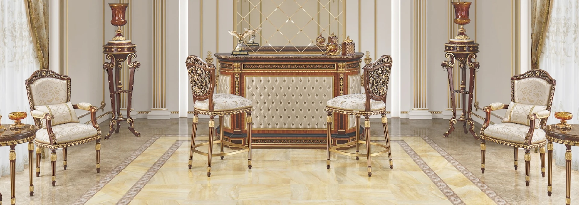 Armoires de Bar par Modenese Furniture : Le Meilleur Choix pour une Maison Luxueuse au Bangladesh