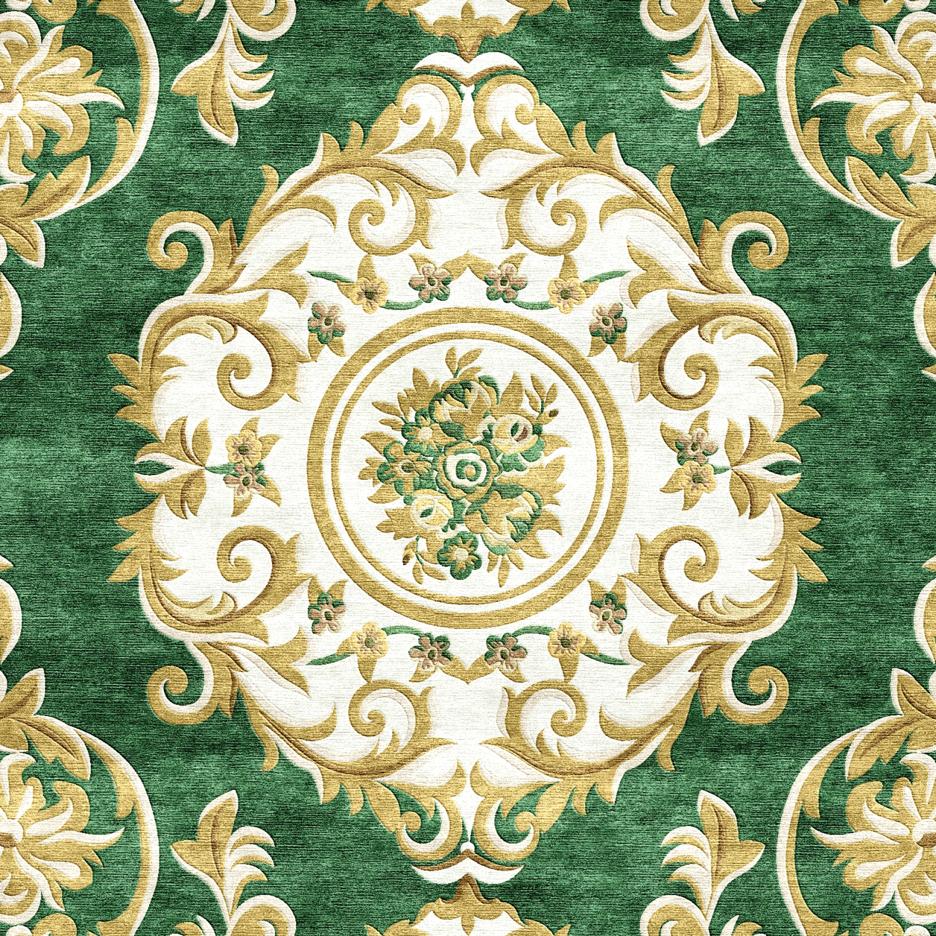 Emerald Garden Rug