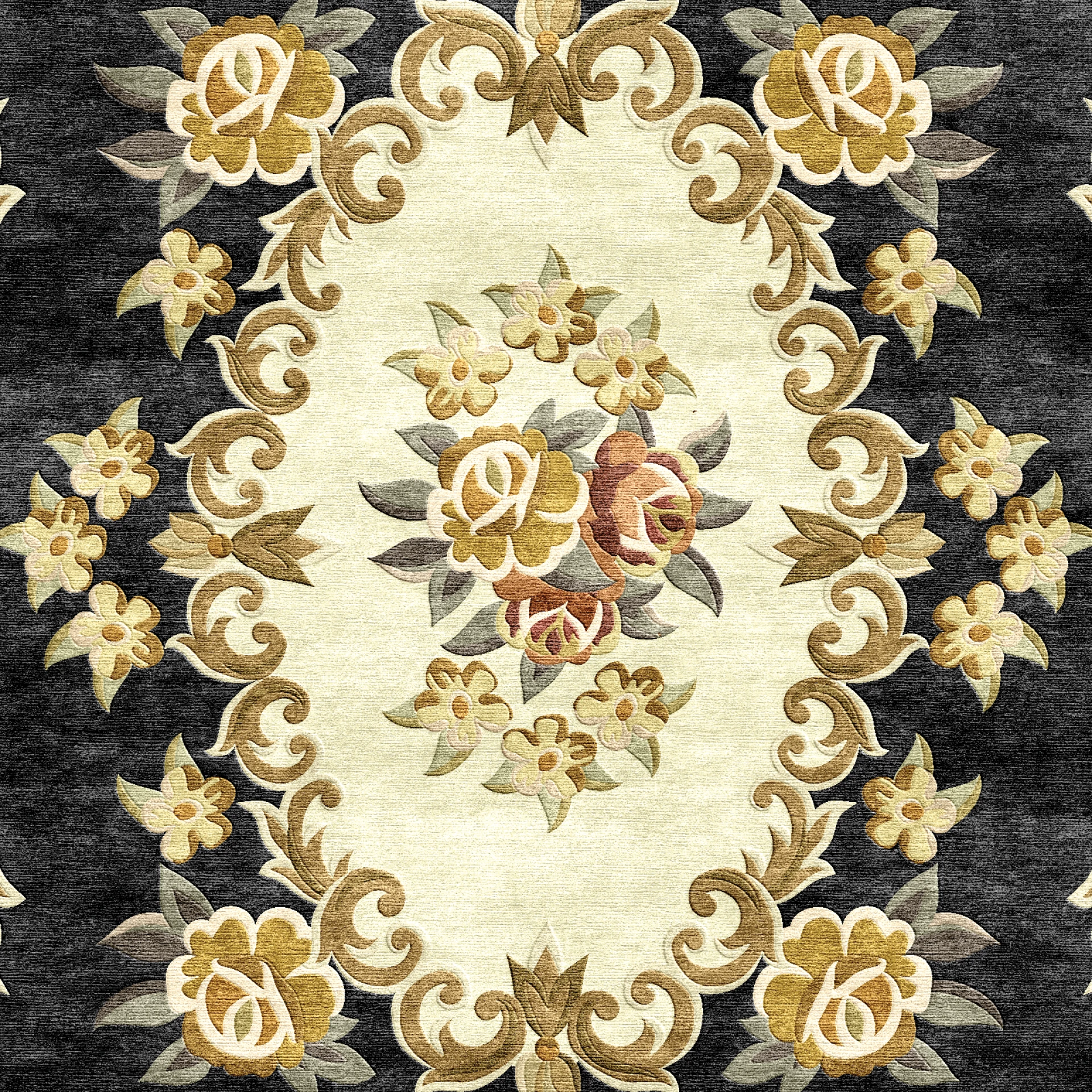 Black Elegance Rug