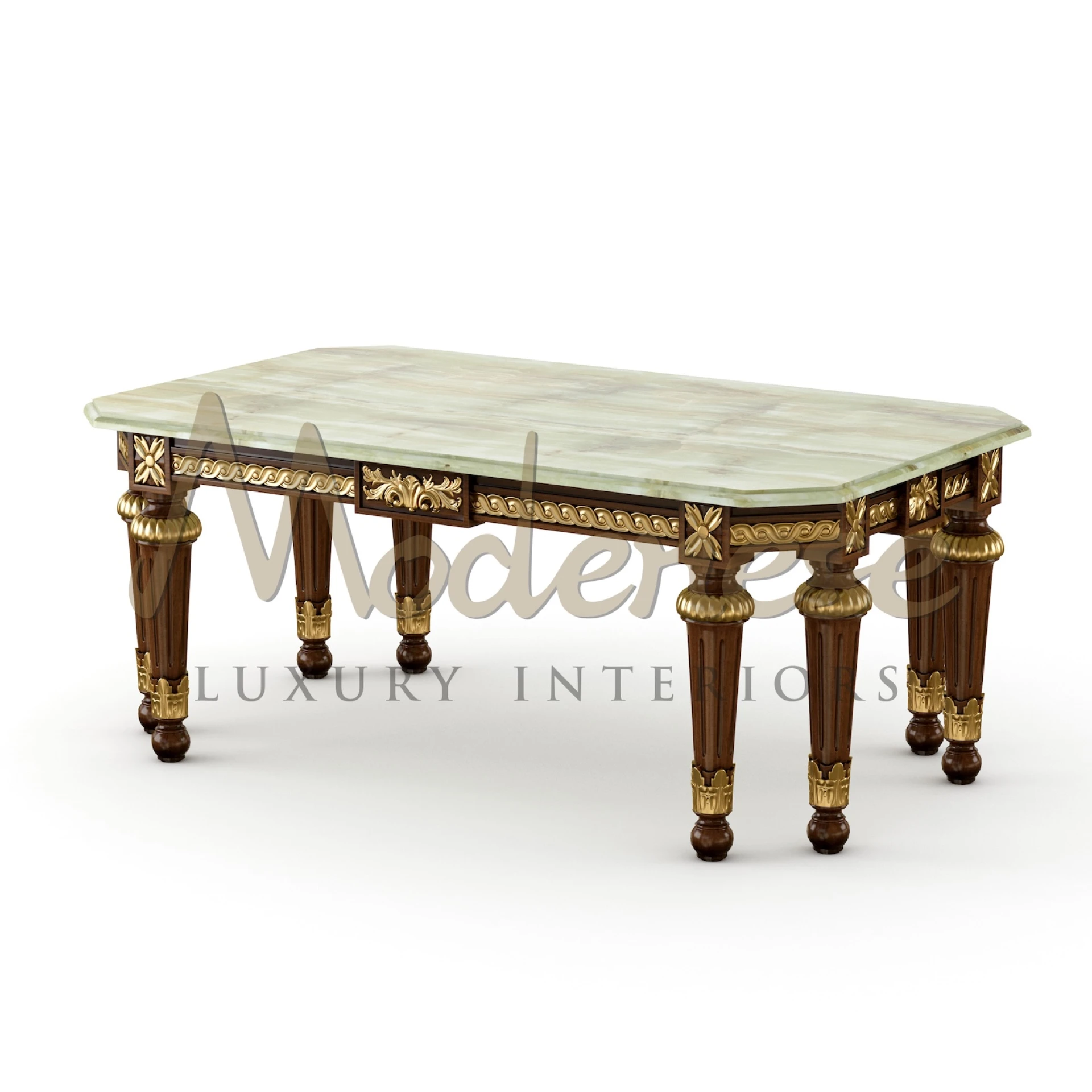 Green Onyx Top Coffee Table: Timeless Luxury for Modern Interiors