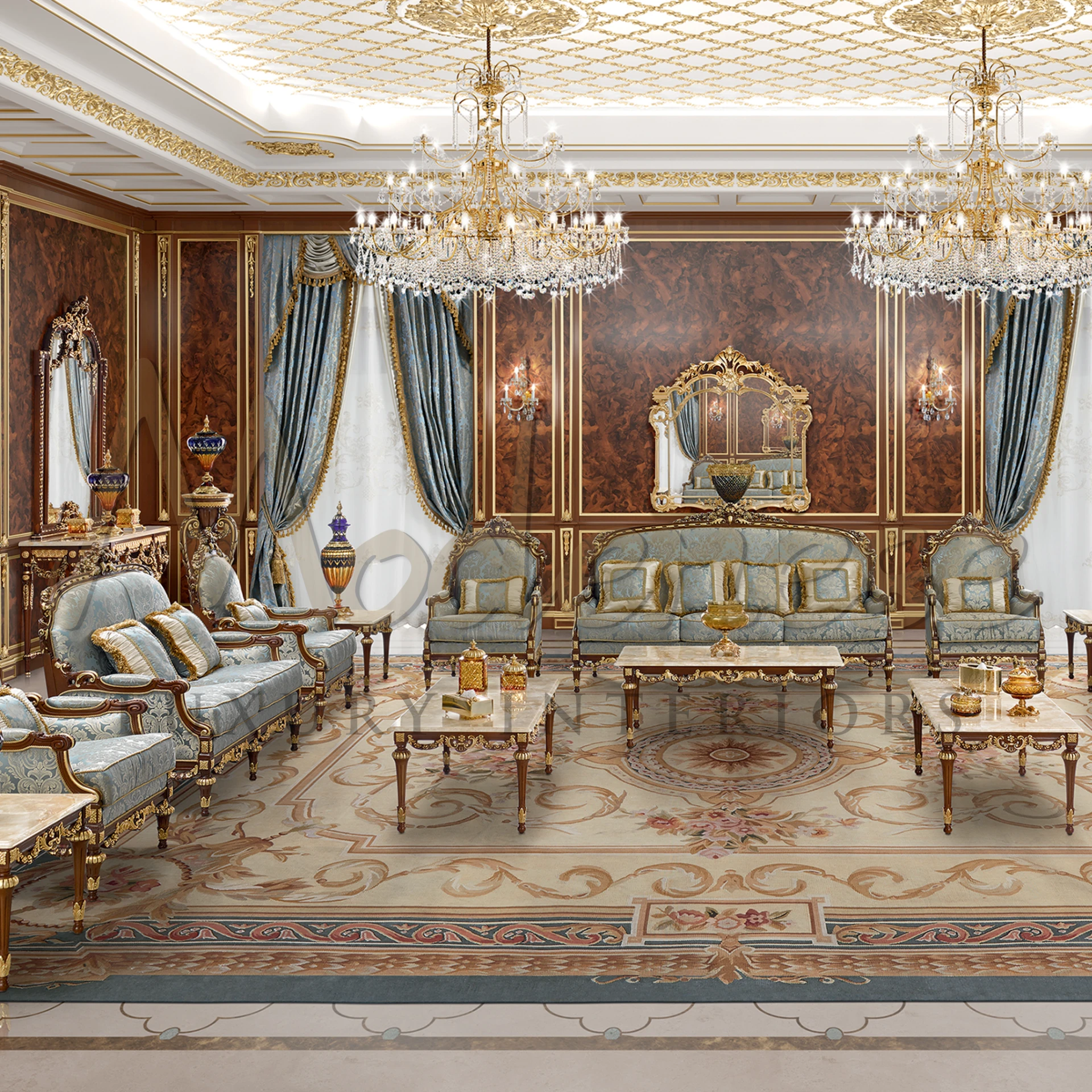Elegant Louis XV Style Console, showcasing opulence and Italian craftsmanship.