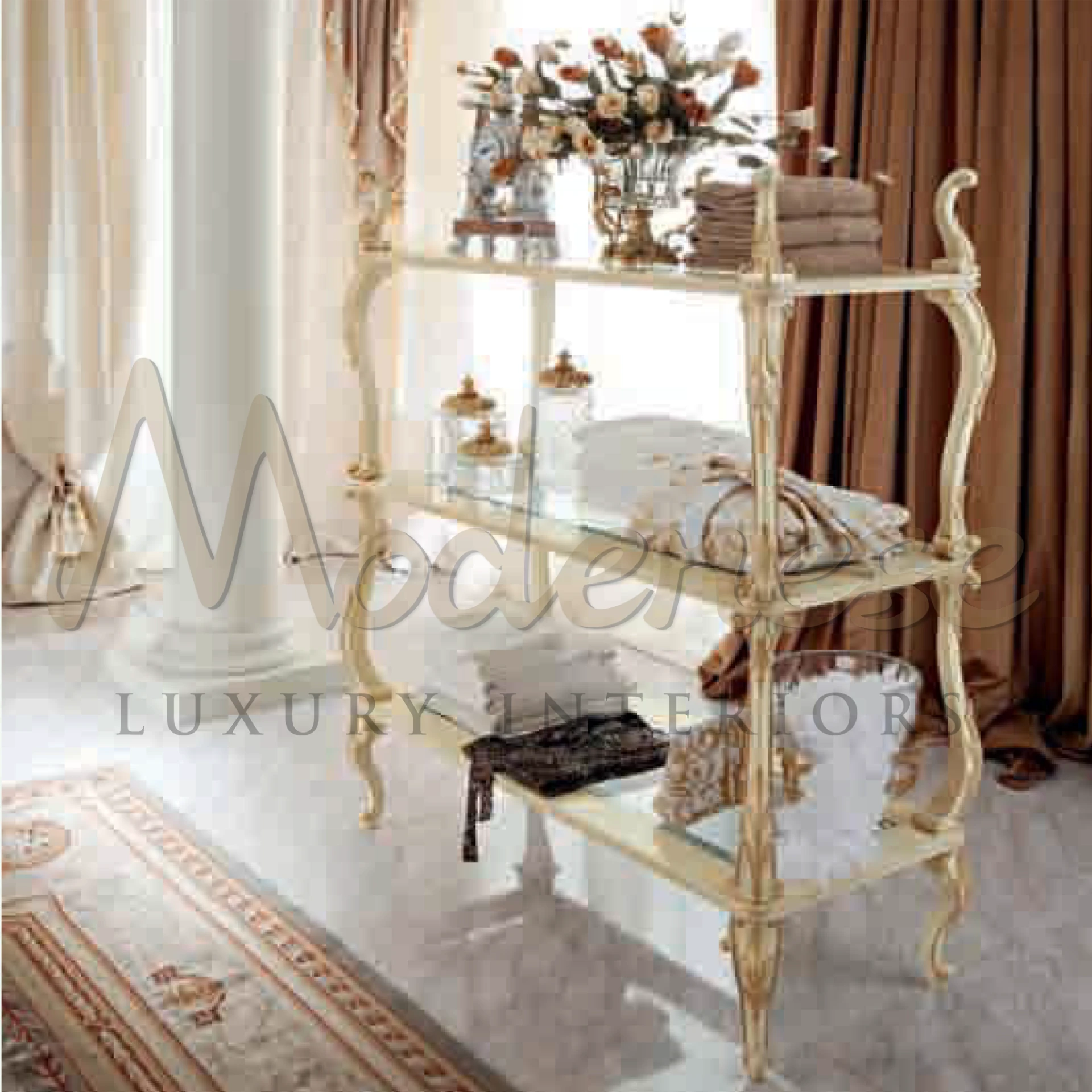 Made in Italy furniture etagere accessories for luxury bathroom